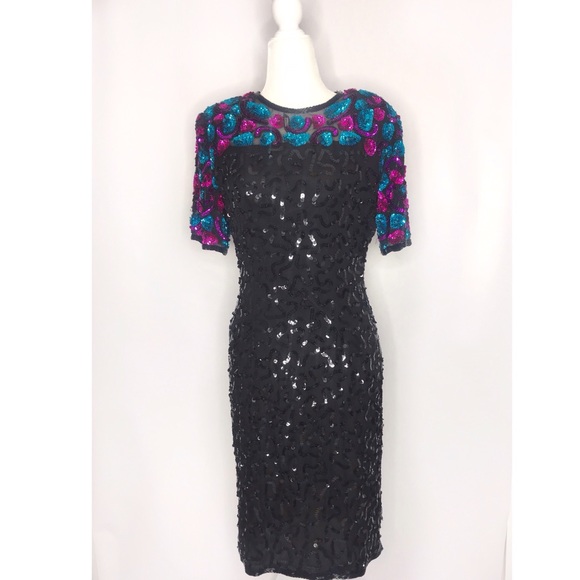 Vintage Sequin Dress - Picture 1 of 4